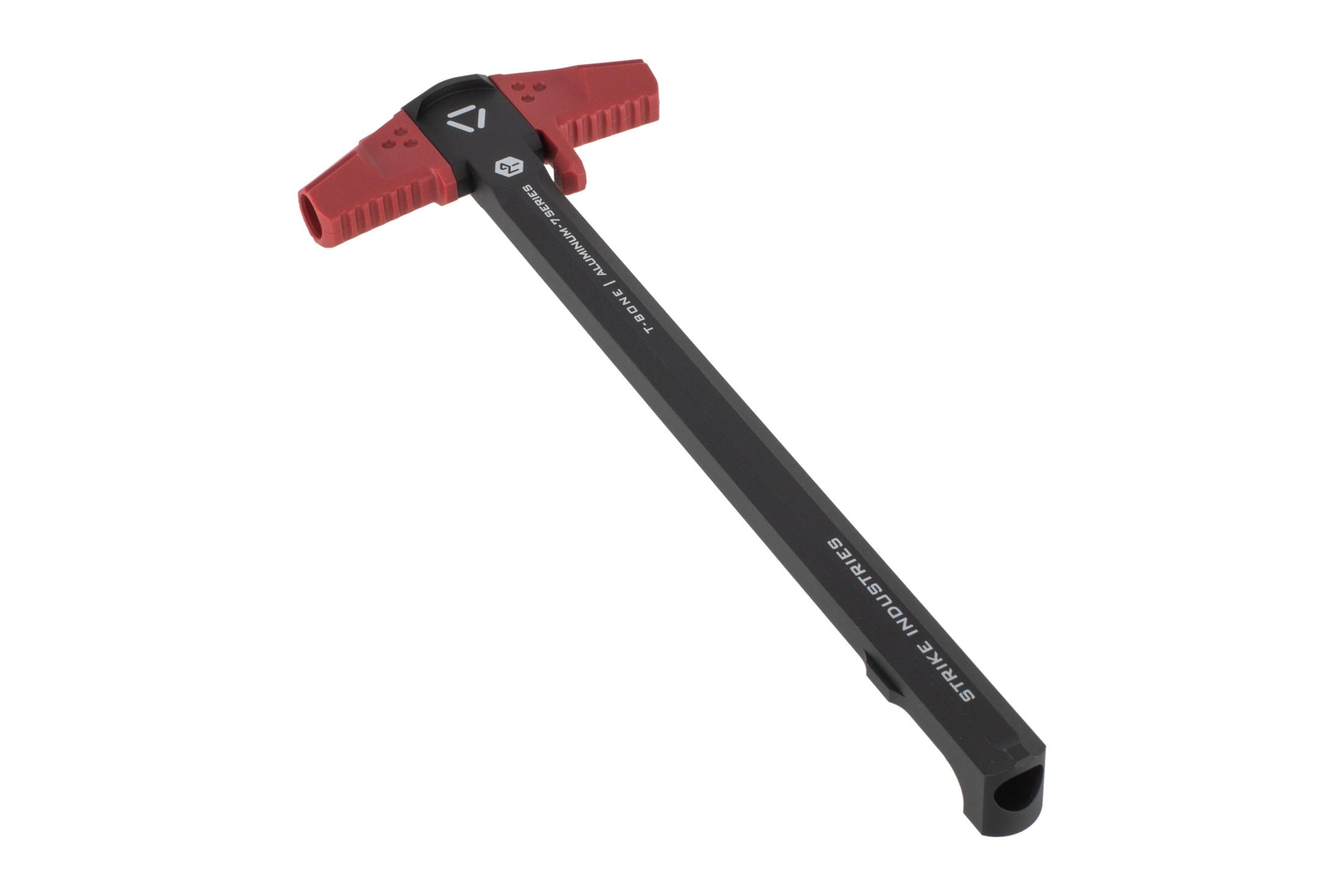 Strike Industries T-Bone AR-15 Charging Handle for .223/5.56 - Black/Red
